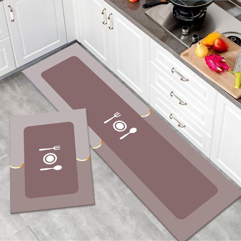 Medium Size Anti Slip Water Absorbent Runner With Mat (FREE DELIVERY😍)
