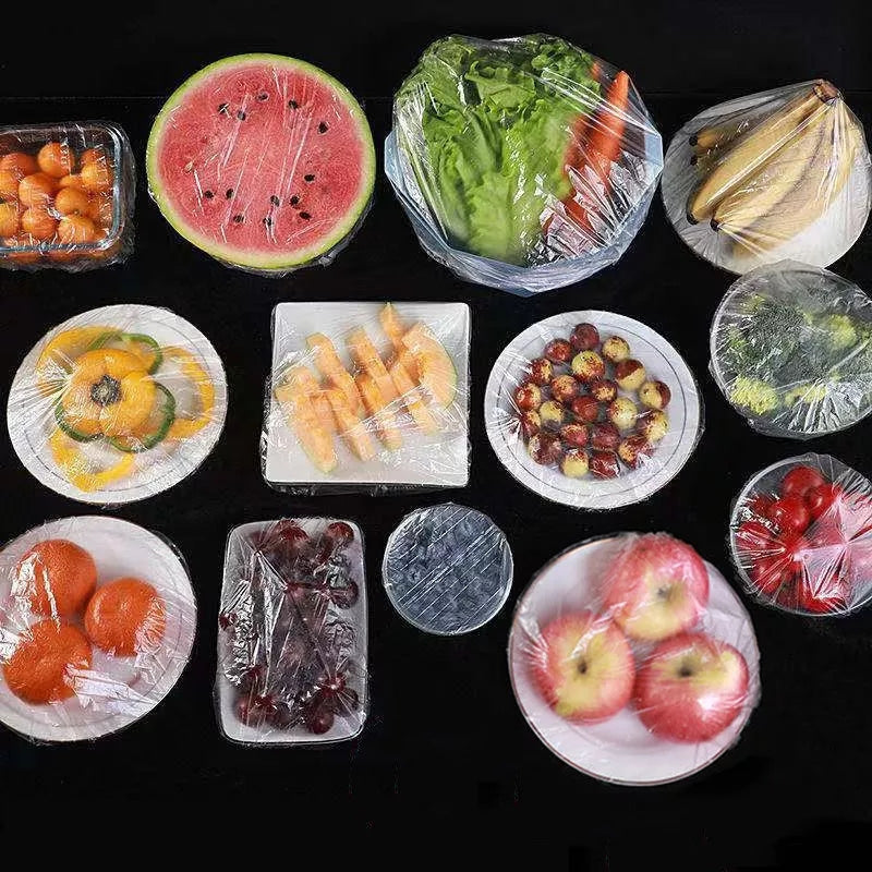 100Pcs Reusable Elastic Food Covers