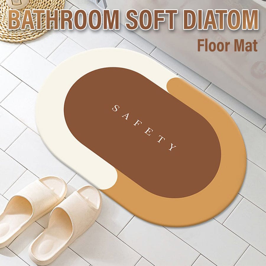 2 Pcs Medium Size Water Absorbent Anti-Slip Mat (FREE DELIVERY😍)