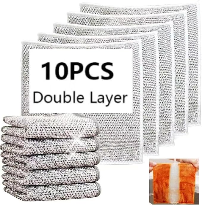 Wire Cleaning Cloth-10 Pcs