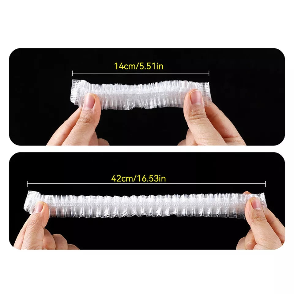 100Pcs Reusable Elastic Food Covers