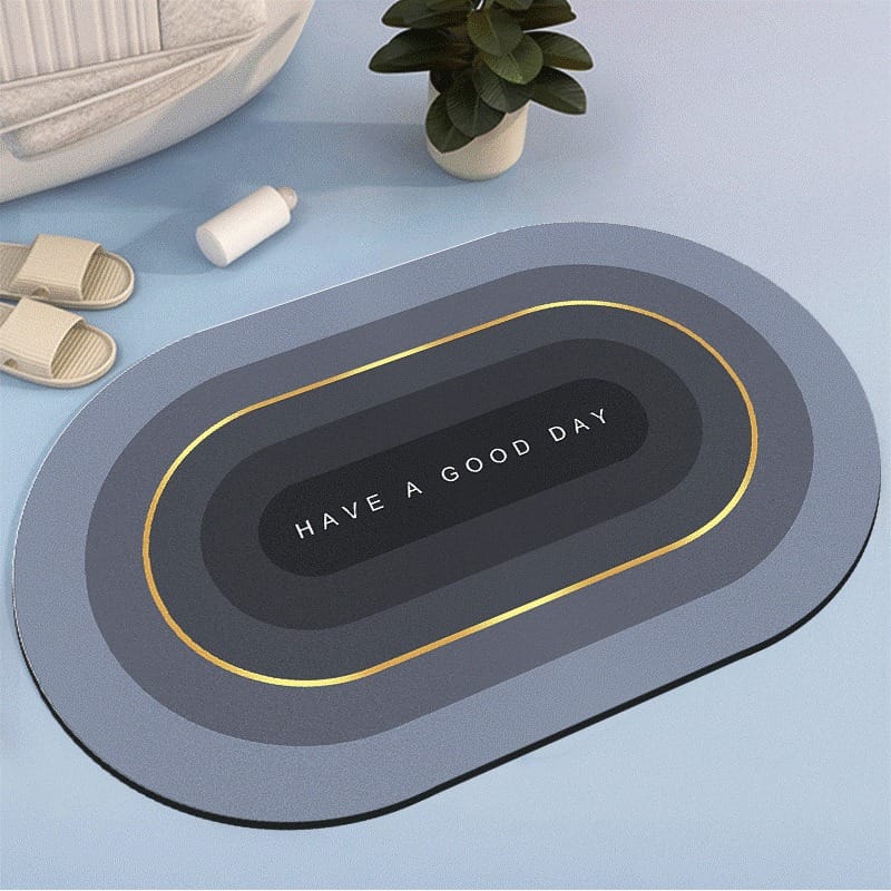 2 Pcs Medium Size Water Absorbent Anti-Slip Mat (FREE DELIVERY😍)