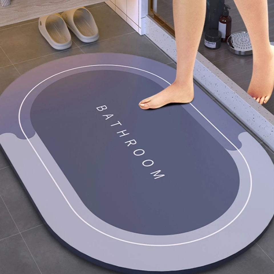 2 Pcs Medium Size Water Absorbent Anti-Slip Mat (FREE DELIVERY😍)
