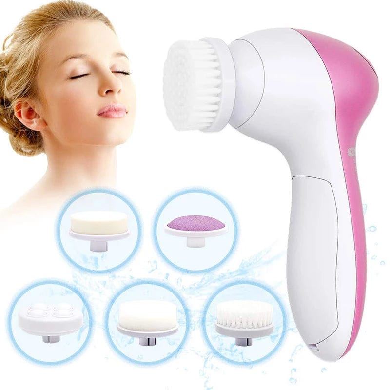5 in 1 Electric Waterproof Facial Cleansing Brush