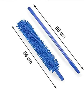 MicroFiber Flexible Fan Turn Duster With Extendable/Adjustable Rod