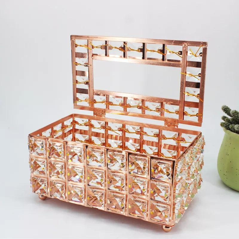 Stylish Crystal Tissue Box