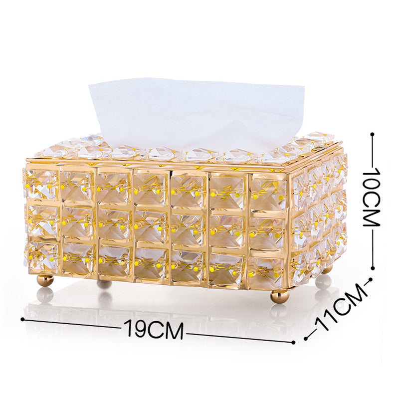 Stylish Crystal Tissue Box