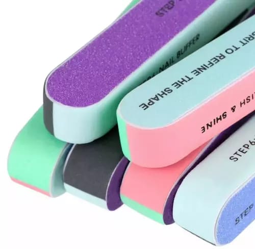 Seven Sides Nail Buffer Block/Frosted Professional Manicure