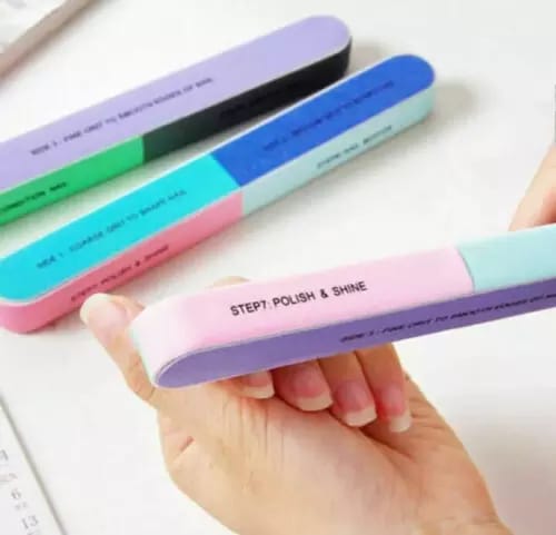 Seven Sides Nail Buffer Block/Frosted Professional Manicure