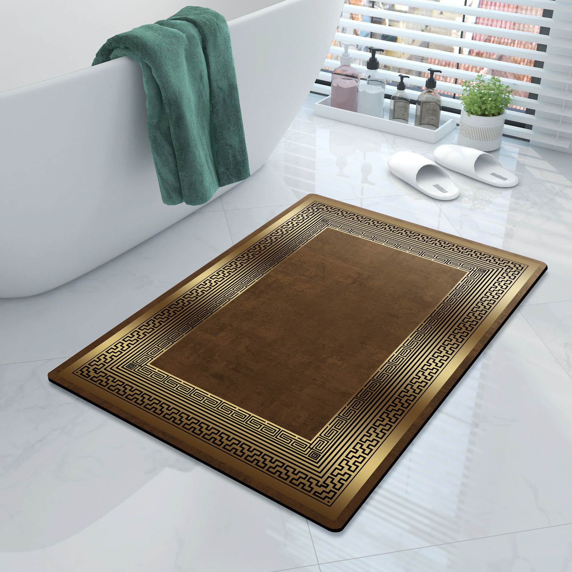 (XL-9) 2 Pcs Extra Large Water Absorbent Anti-Slip Mat (FREE DELIVERY😍)
