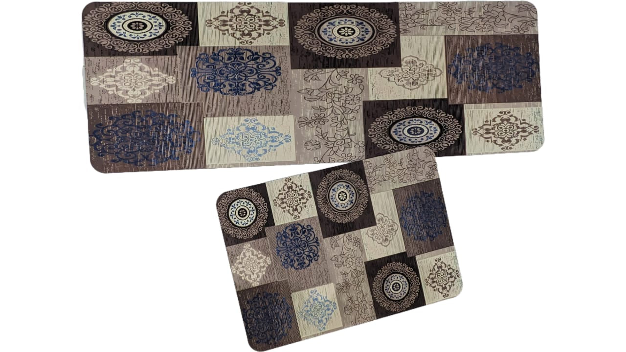 Large Size Anti Slip Water Absorbent Runner With Mat  (FREE DELIVERY😍)