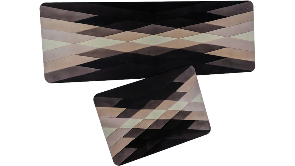 Large Size Anti Slip Water Absorbent Runner With Mat  (FREE DELIVERY😍)