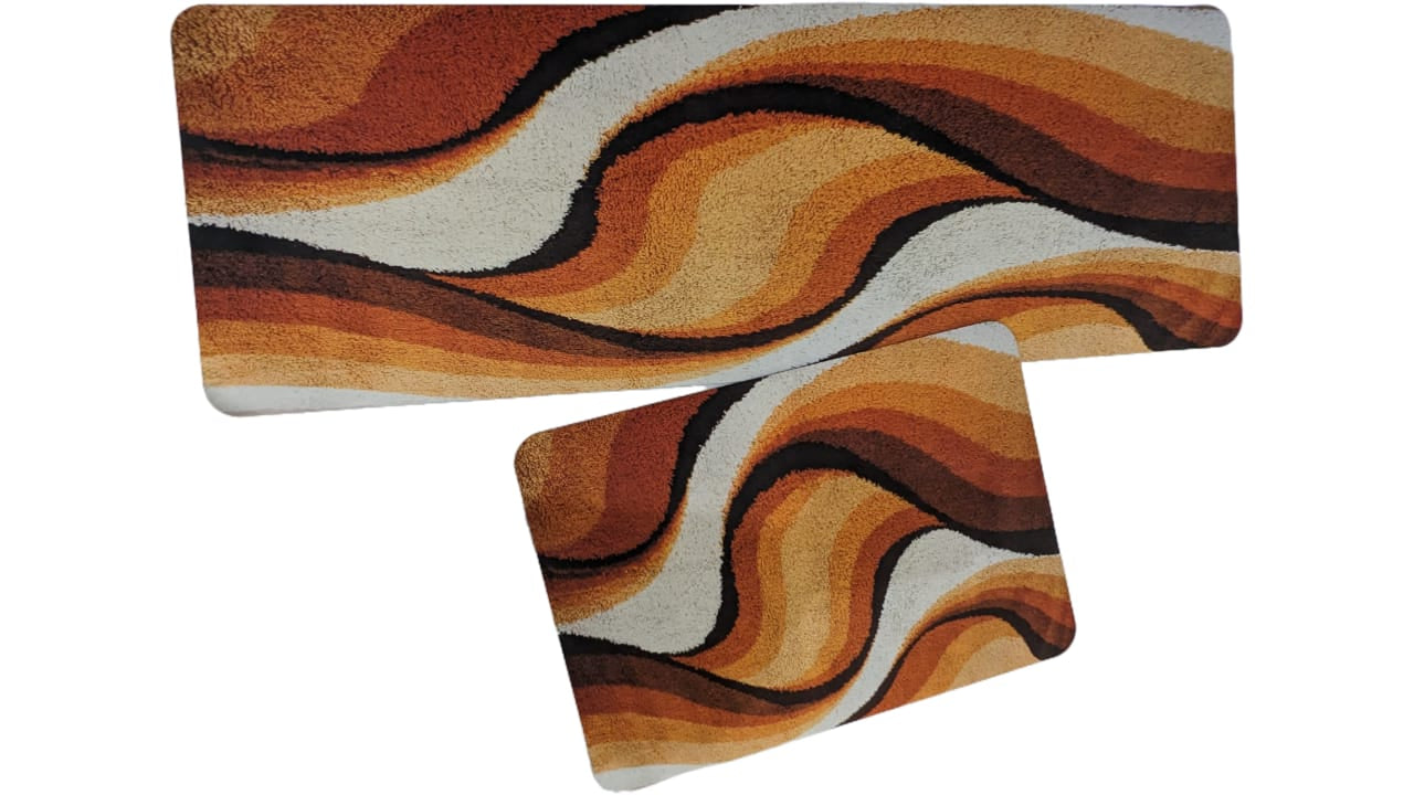Large Size Anti Slip Water Absorbent Runner With Mat  (FREE DELIVERY😍)