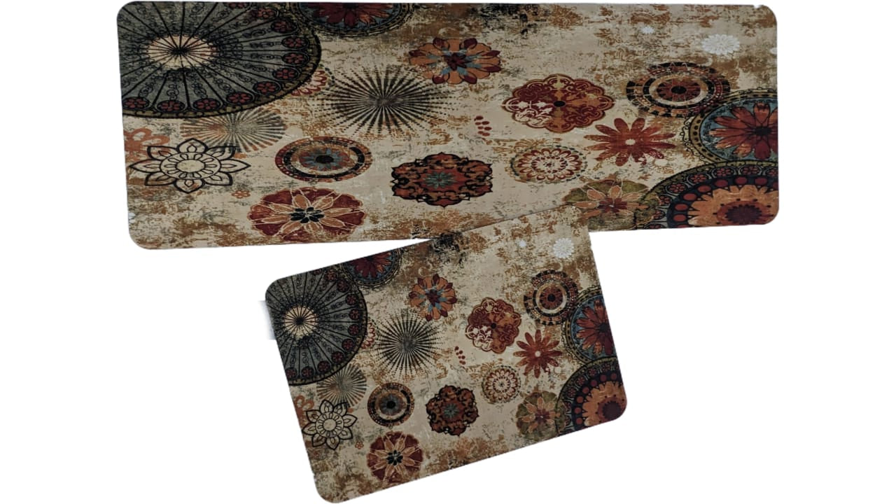 Large Size Anti Slip Water Absorbent Runner With Mat  (FREE DELIVERY😍)