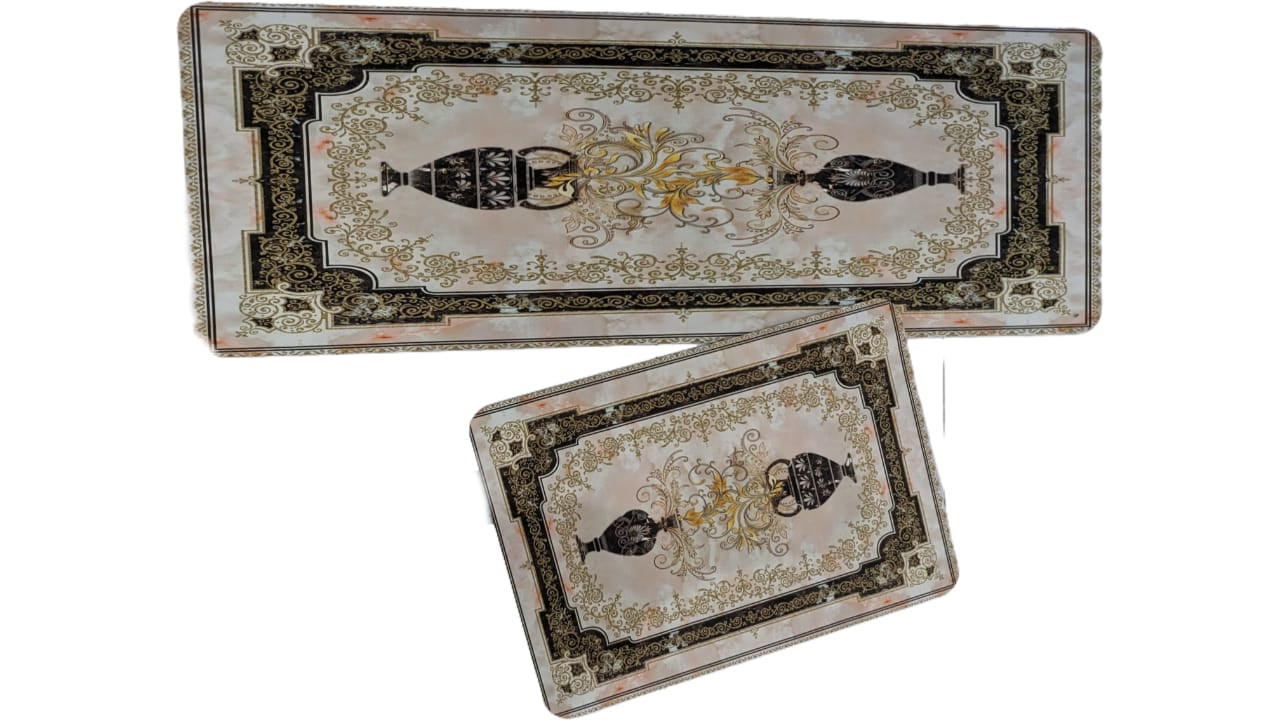 Large Size Anti Slip Water Absorbent Runner With Mat  (FREE DELIVERY😍)