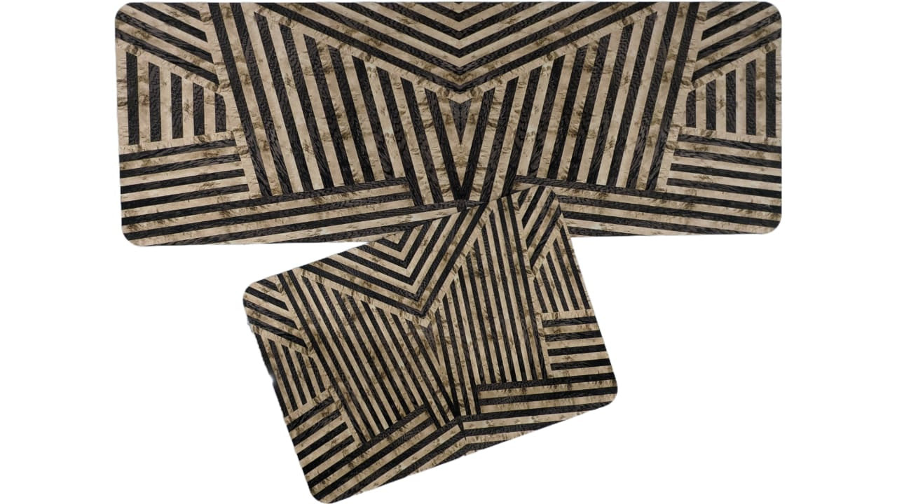 Large Size Anti Slip Water Absorbent Runner With Mat  (FREE DELIVERY😍)