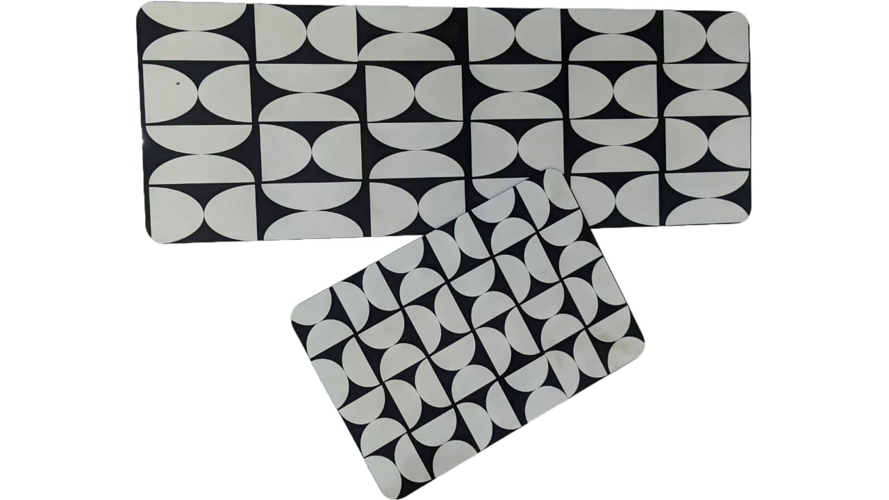 Large Size Anti Slip Water Absorbent Runner With Mat  (FREE DELIVERY😍)