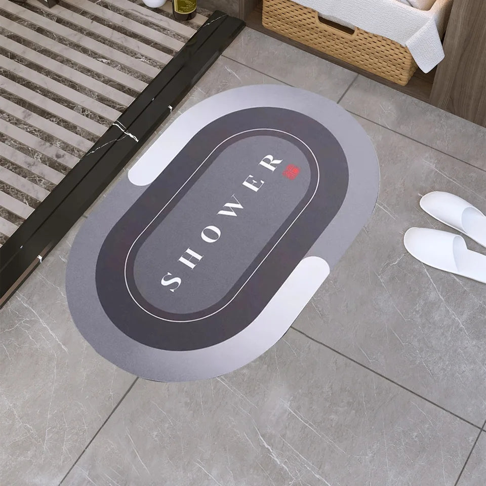 2 Pcs Medium Size Water Absorbent Anti-Slip Mat (FREE DELIVERY😍)
