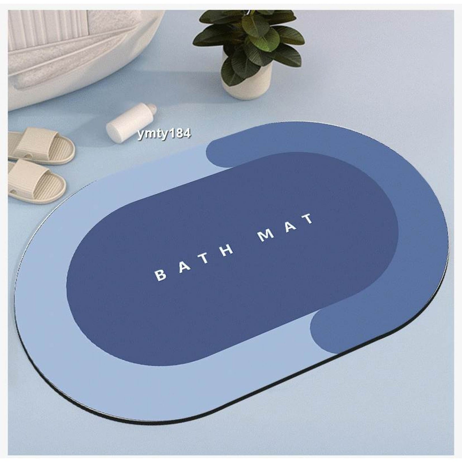 2 Pcs Medium Size Water Absorbent Anti-Slip Mat (FREE DELIVERY😍)