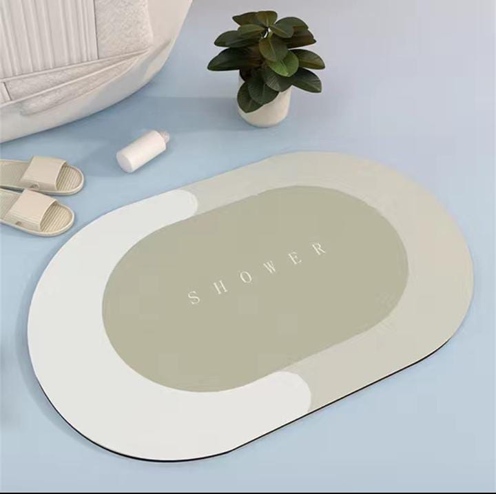 2 Pcs Medium Size Water Absorbent Anti-Slip Mat (FREE DELIVERY😍)