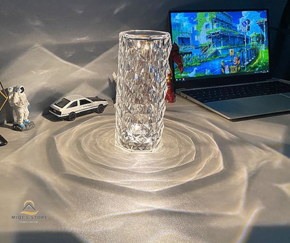 ⚡16 Color Rechargeable Crystal Led Lights Diamond Table Lamp With Remote Control💡